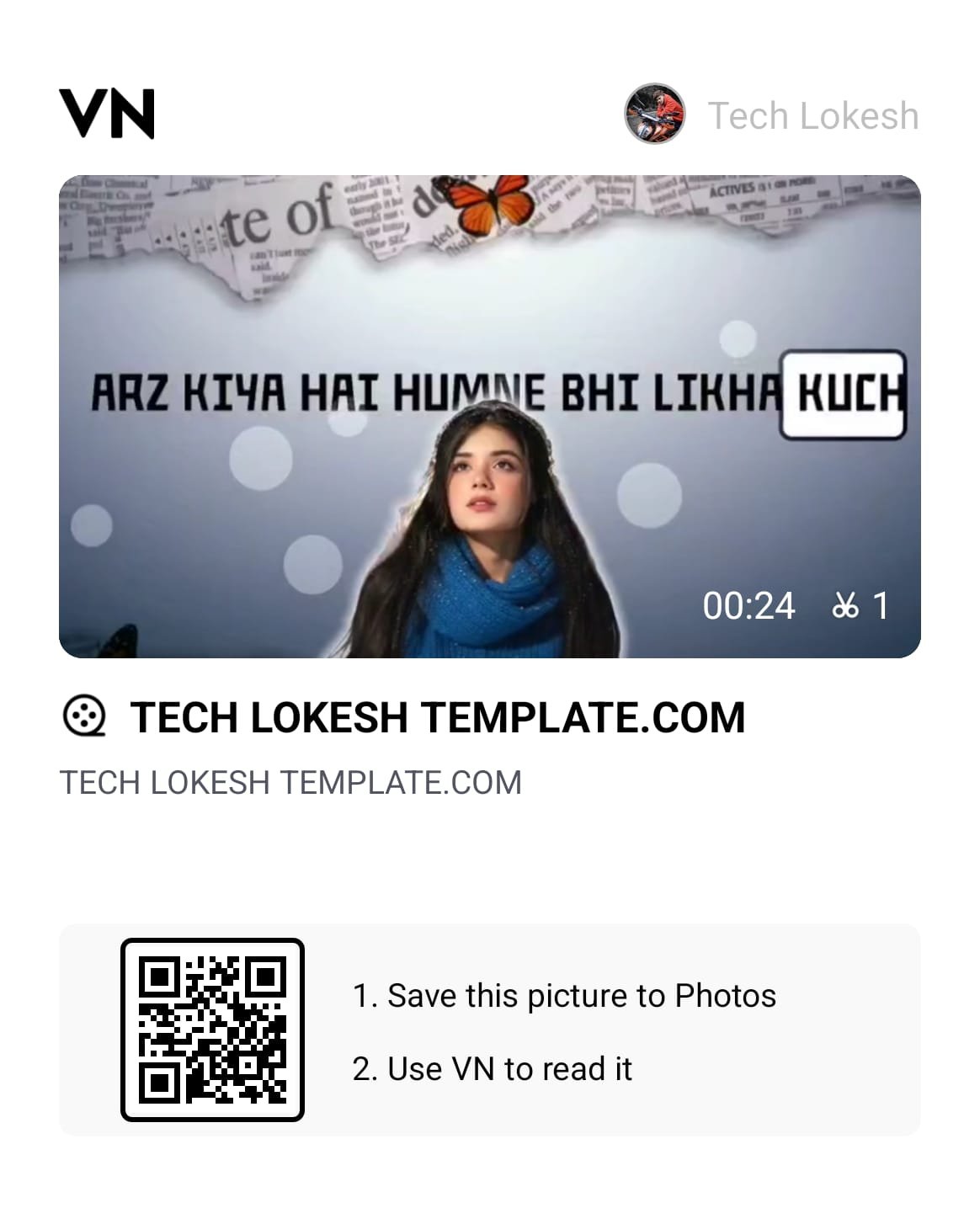 Holi Vn App qr Code Template